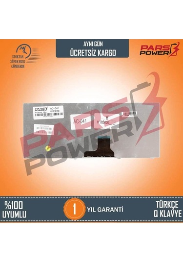 Packard Bell Ms2297, Za3, Za5, Za8, Zh7 Notebook Klavye Siyah