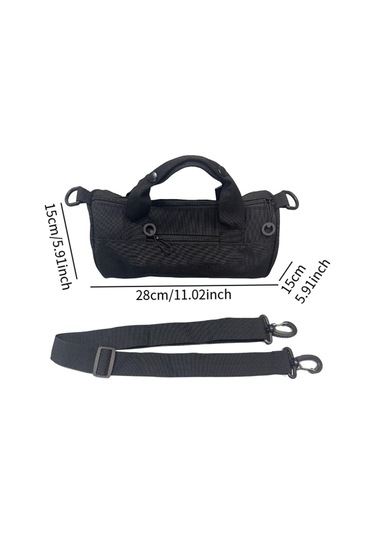 Homyl Dans Çantası Spor Çocuk Doğum Günü Hediyesi Jimnastik Siyah