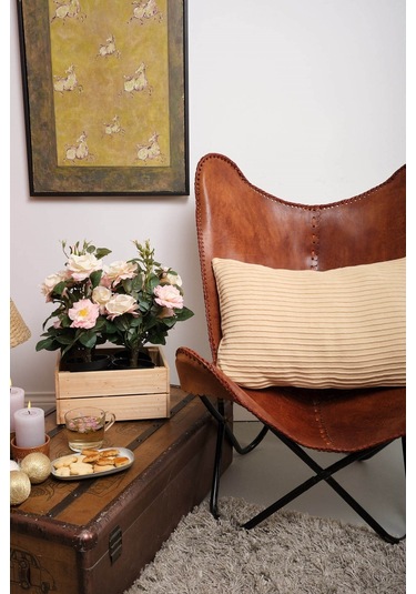 Peraluna Free Pıllow %100 Organik Pamuk Triko Yastık Kılıfı 60x40 Cm Taş - Taş