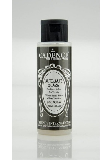 Cadence Ultimate Glaze Su Bazlı Sır Vernik 70  Ml.
