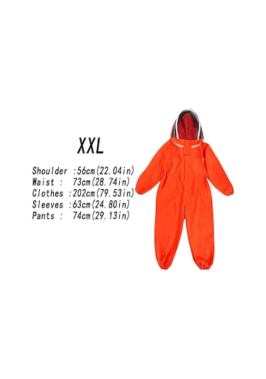 Suntek Tam Vücut Sağlam Arıcı Süiti Arı Kaleci Erkek Xxl