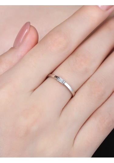 Uvelirnye Tradicii 925 Ayar Doğal Topaz Taşlı Sky Gümüş Yüzük 412072472 Beyaz