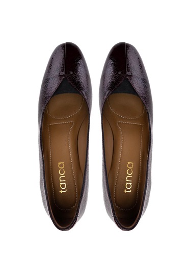 Tamer Tanca Kadın Hakiki Deri Bordo Klasik Ayakkabı 1135 06101 Bn Ayk Sk25-26 Bordo Bordo