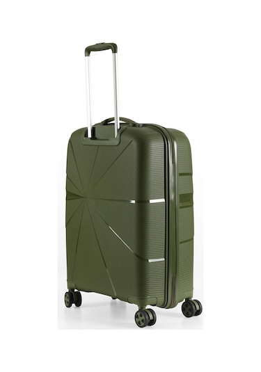 Ççs 5264 Polipropilen Orta Boy Valiz Haki