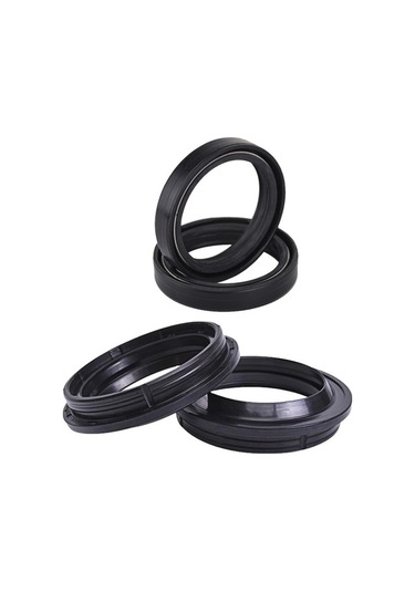 Ganzhoushop Yağ X X Ve Toz Suntek Siyah Ön Mv Mm Kiti Keçesi Keçesi Için F4 Çatal Agusta 63 50 11 İx Siyah