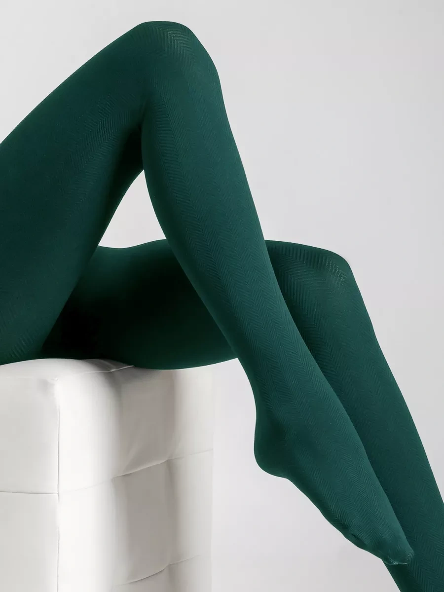 Calzeamo 100 Denye Desenli Sıcak Kışlık Taytlar 269129125 Yeşil