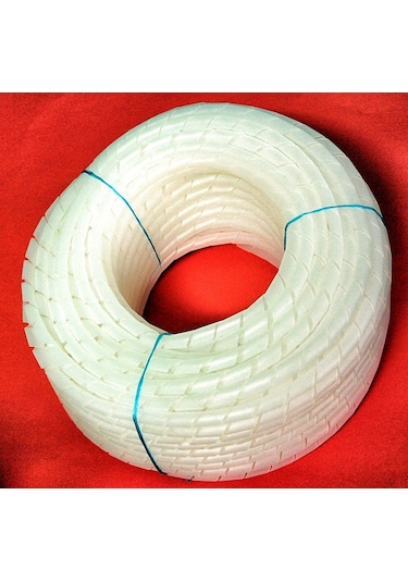Kablo Toparlayıcı Düzenleyici Spiral No 4- 14 Mm Beyaz Rulo 50 M