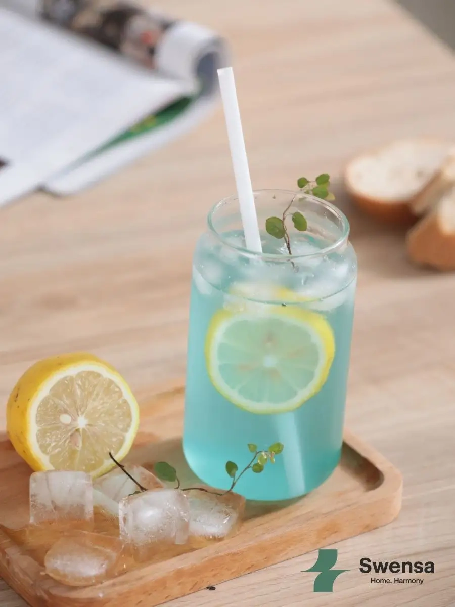 Swensa 350 Ml Cam Kavanoz Şeklindeki Bardak 161192419 Beyaz