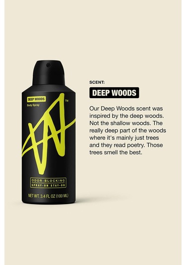 W Labs Deep Woods Sprey Deodorant 100ml