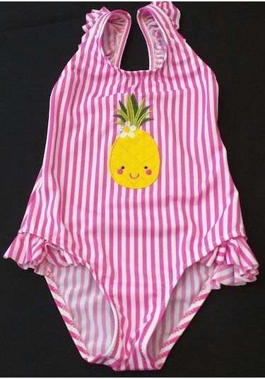 Sunsurf Kız Çocuk Mayosu Pembe