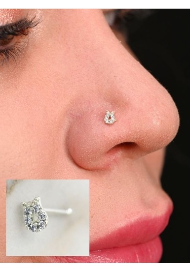 Lale Figür Zirkon Taşlı 925 Ayar Hızma-hızma37 Gümüş