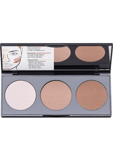 Note Cosmetics Perfecting Pudramsı Kontür Paleti 01  Light To Medium
