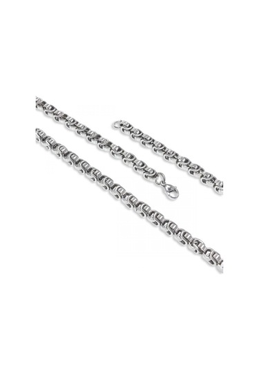Erkek Çelik Kolye 5mm 31834p6d81 Gümüş