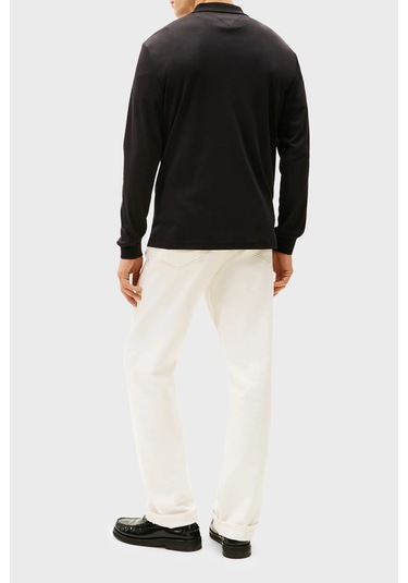 Tommy Hilfiger Erkek Polo Yaka Sweat Mw0mw40302 Bds Siyah Siyah Tommy Hilfiger Erkek Polo Yaka Sweat Mw0mw40302 Bds Siyah Siyah