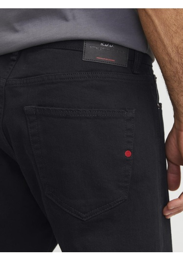 Jack & Jones Erkek Rdd 330 Relaxed Fit Jean - 12258856 Black Denim