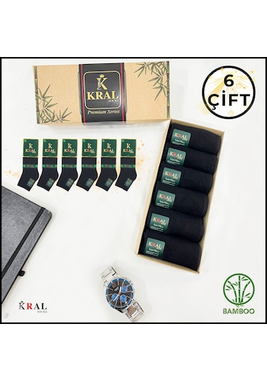 Erkek Çorap 6 Çift Dikişsiz Yazlık Bambu Kısa Patik Set