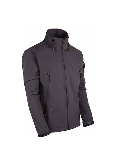 Vav Wear Tactical Outdoor Softshell Erkek Mont Shellht04 Antrasit