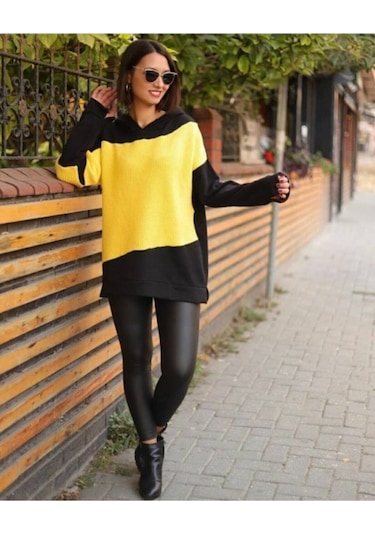 Iç Şardonlu Bir Beden Ince Gösteren Yüksek Bel Mat Deri Tayt SiYAH