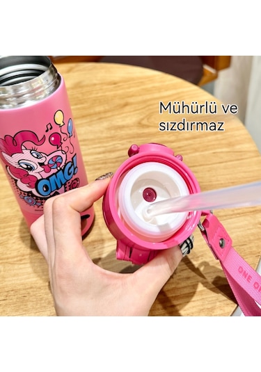 Benim Küçük Midilli Çocuk Termos Bardağım- Mor