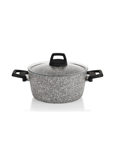 Schafer Dark Storm Tencere Seti 12 Parça Gri