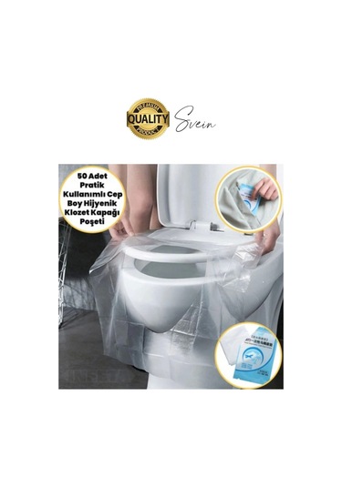 50 Adet Pratik Hijyenik Tek Kullanımlık Klozet Kapağı Pedi Örtüsü Yeni Sezon Koruyucu Kirletmez Çok Renkli