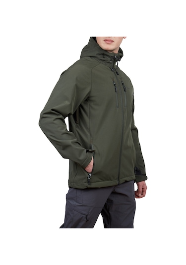 Alpinist Peak Softshell Erkek Outdoor Mont Haki
