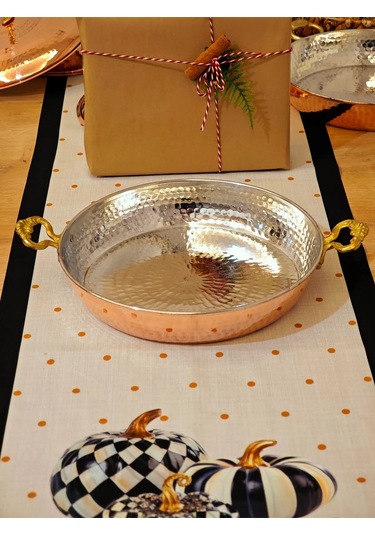 Moda Bakır Bakır Yumurta Tava 24 Cm Diğer