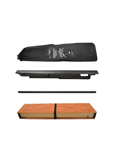 Nurgaz Campout Katlanır Odin Kamp Masası - Taşıma Çantalı Ng N054 Ahşap