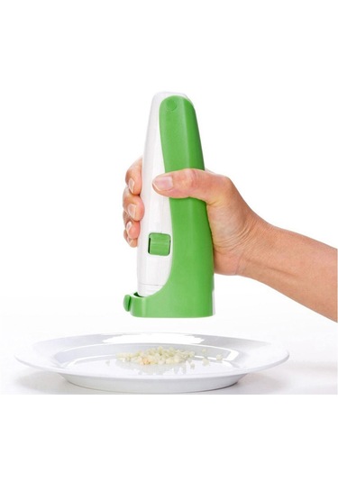 Homyl Sarımsak Basın Zencefil Baskı Doğrayıcı Kesici Kıyma Yeşil