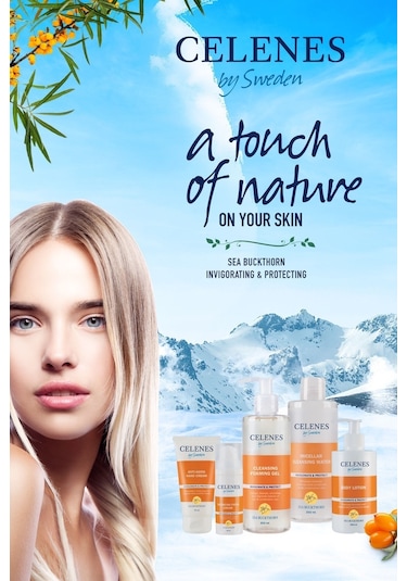 Celenes By Sweden Sea Buckthorn Yağlı ve Karma Cilt Temizleme Jeli 250 ML