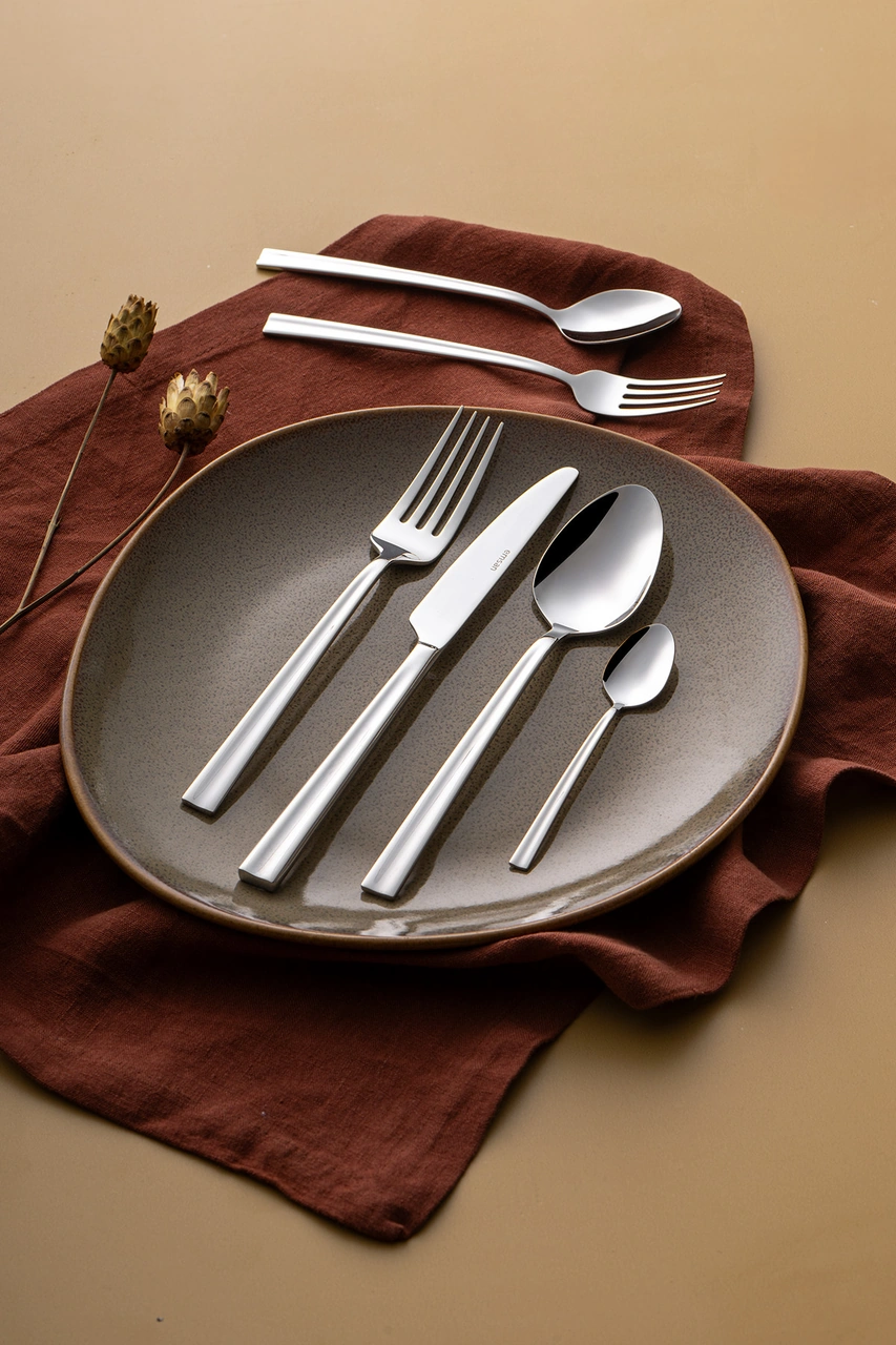 Çınar 72 Parça 12 Kişilik Kutulu Çatal Kaşık Bıçak Takımı