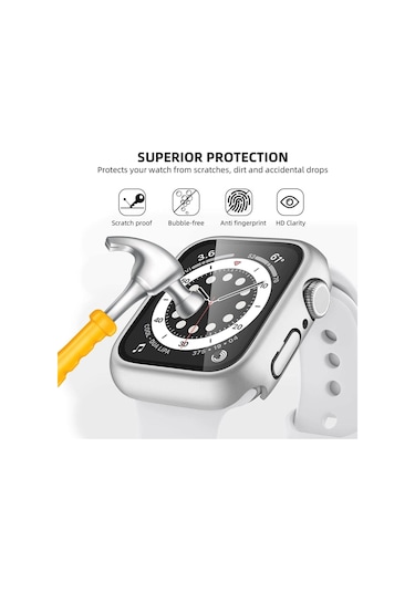 Springsun iOS Uyumlu Watch 36925 Nesil 42mm Serisi İçin 3 Adet Saat Kılıfı Ekran Akıllı Saat (İthalatçı Garantili)