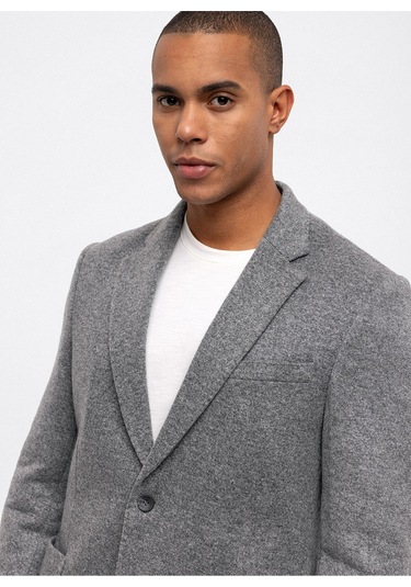 Back And Bond Slim Fit Antrasit Erkek Düz Ceket B33w50013 Antrasit