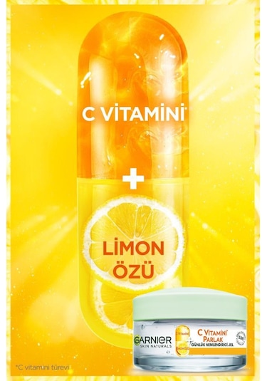 Garnier C Vitamini Parlak Günlük Nemlendirici Jel 50 ML