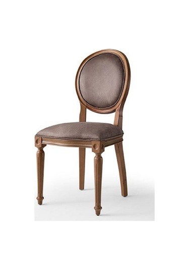 Madalyon Ahşap Klasik Sandalye Ceviz