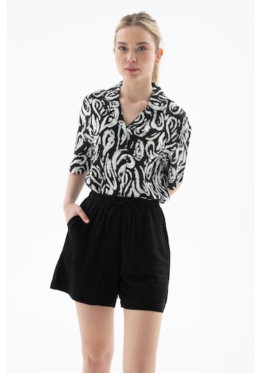 Fashion Friends Bayan Short 25y0606k1 Siyah Siyah