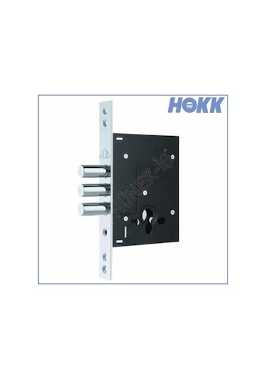 Hok Çelik Kapı Emniyet Kilidi 3 Mil 3 Anahtar cc.9009