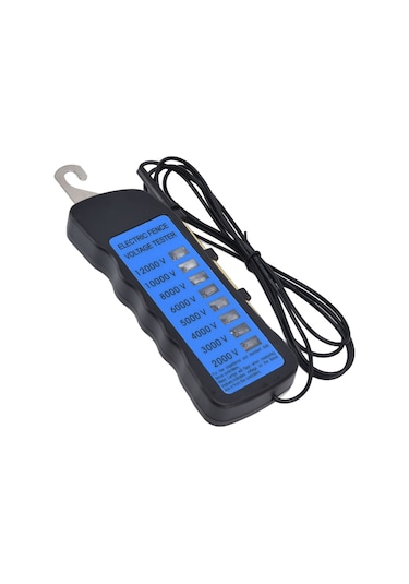 Hangfox Çiftliklerde Su Geçirmez 2000-12000v Elektrik Tellere Voltaj Ölçer, 8 Neon Işık Gösterici, Abs Malzeme
