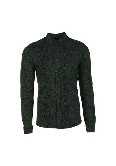 Arma Erkek Şal Desenli Gömlek K8gko1051 Yeşil