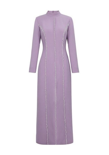 Senna Mılera Dress Gizemli Lila Lila