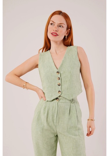 Kırçıllı Desen Yeşil Takım Yeşil