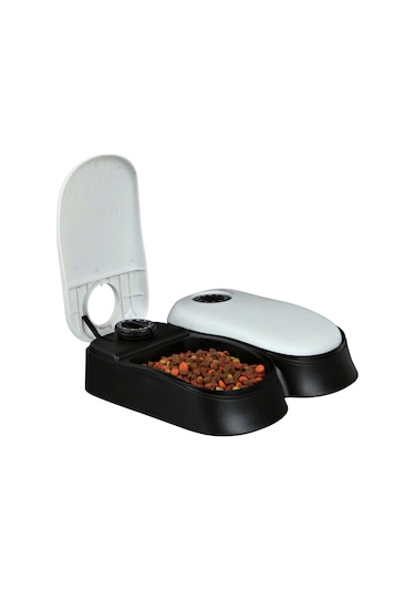 Trixie TX2 İki Öğünlük Zaman Ayarlı Otomatik Kedi Mama Kabı 2 x 300 ML