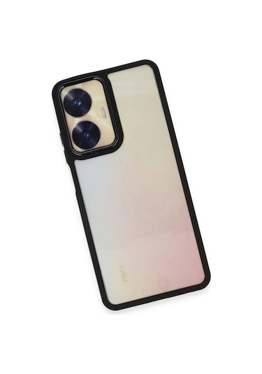 Realme C55 Kılıf Dora Kapak - Siyah