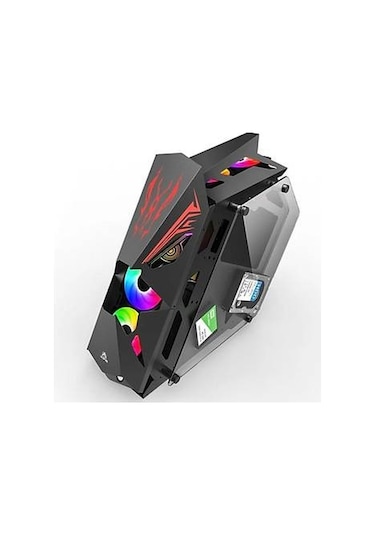 Revenge Dark Lord 650w 80+ Temperlı Cam Sıyah 8x12cm Rgb Fan Robo