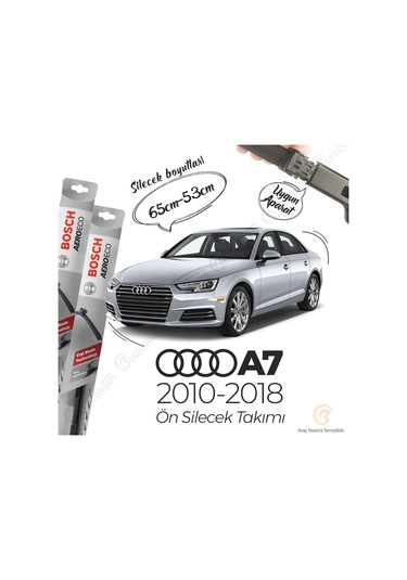 Audi A7 Sportback Muz Silecek Takımı 2010-2018 Bosch Aeroeco