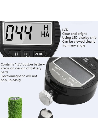 Pazly Elektronik Dijital Sertlik Ölçer, 0-100 Ha A Model, Plastik/kauçuk/silikon Diğer