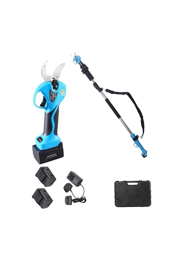 Suca SC 8608A Led Ekranlı Akülü Budama Makası + Uzatma Aparatı 38 MM