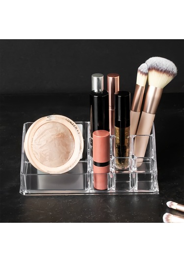 Porsima Ak-499 8 Bölmeli Takı Ve Makyaj Organizeri Şeffaf