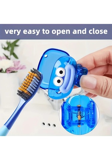 Dashanshop Pembe Taşınabilir Seyahat Diş Fırçası Kılıfı Drenaj Deliği Dayanıklı Abs Pembe