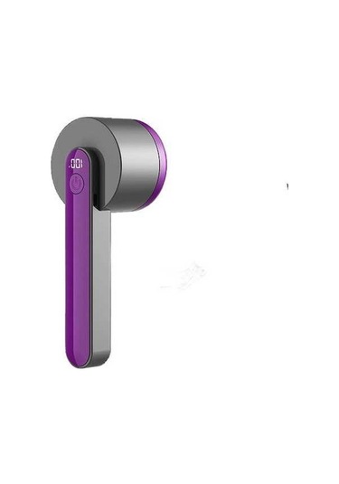 Dancemonkey Saç Topu Düzeltici Ev Usb Şarjlı Tıraş Makinesi Topu Sökücü - Dijital Ekran Mor Mor